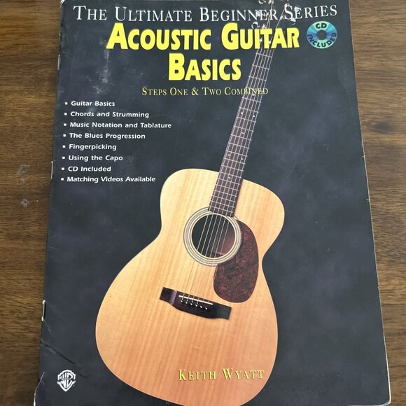 The Ultimate Beginner Series Acoustic Guitar Basics Steps 1 & 2 By Keith Wyatt - Picture 1 of 14